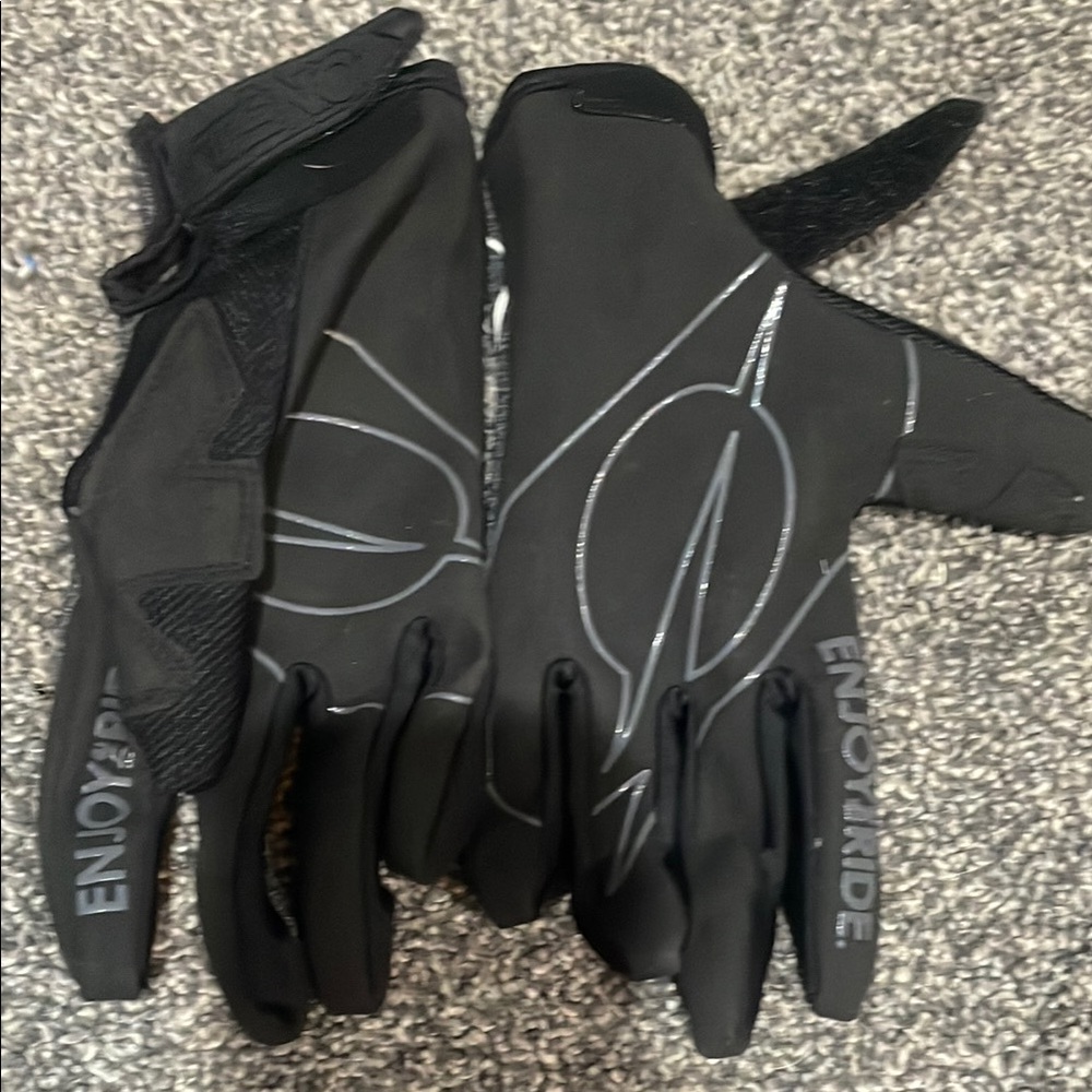 O'Neal Gray and Black Riding Gloves - Picture 3 of 3